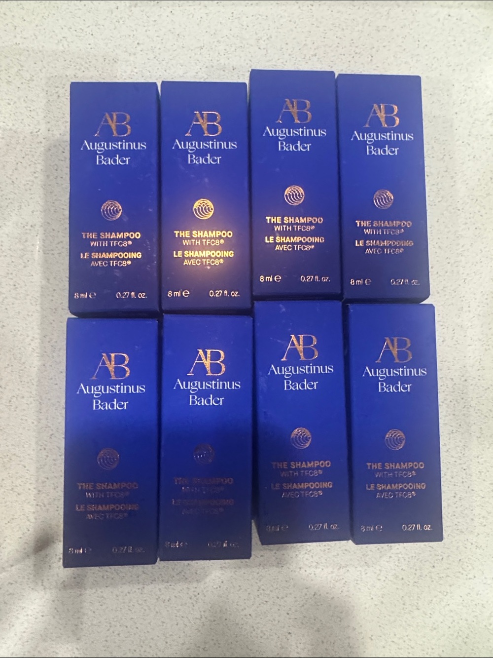 8 pack Augustinus Bader shampoo